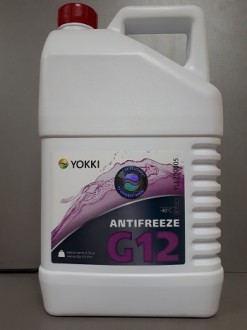 Антифриз розовый YOKKI G12 -40C 5кг